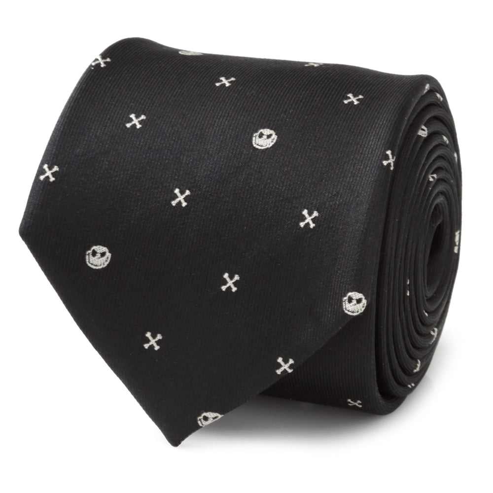 Disney The Nightmare Before Christmas Jack Skellington Black Men's Tie - Cufflinks.com - Flyclothing LLC