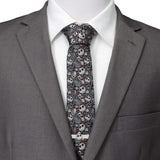 Disney The Nightmare Before Christmas Black Gray Pattern Men's Tie - Cufflinks.com - Flyclothing LLC