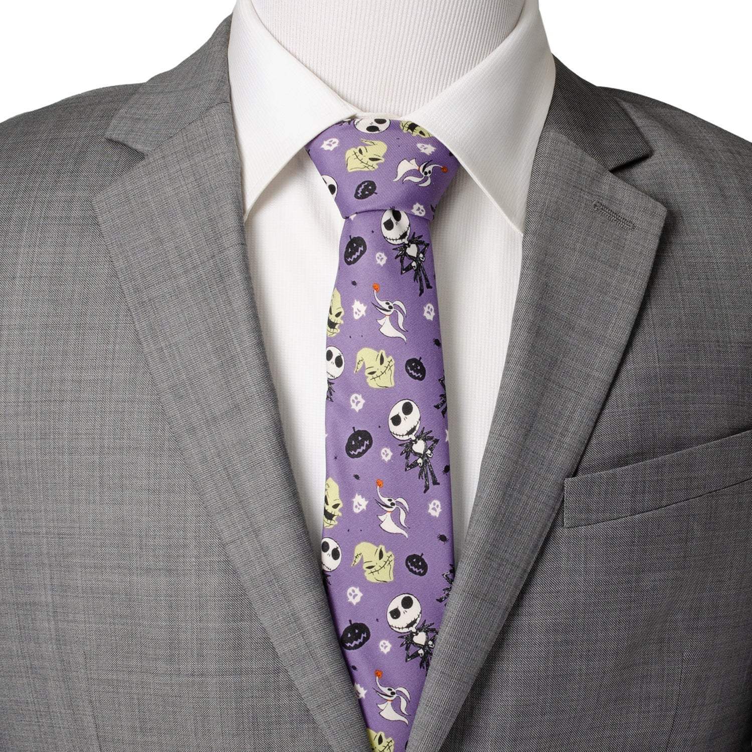 Disney The Nightmare Before Christmas Purple Men's Tie - Cufflinks.com - Flyclothing LLC