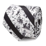 Disney The Nightmare Before Christmas Striped Black Men's Tie - Cufflinks.com - Flyclothing LLC