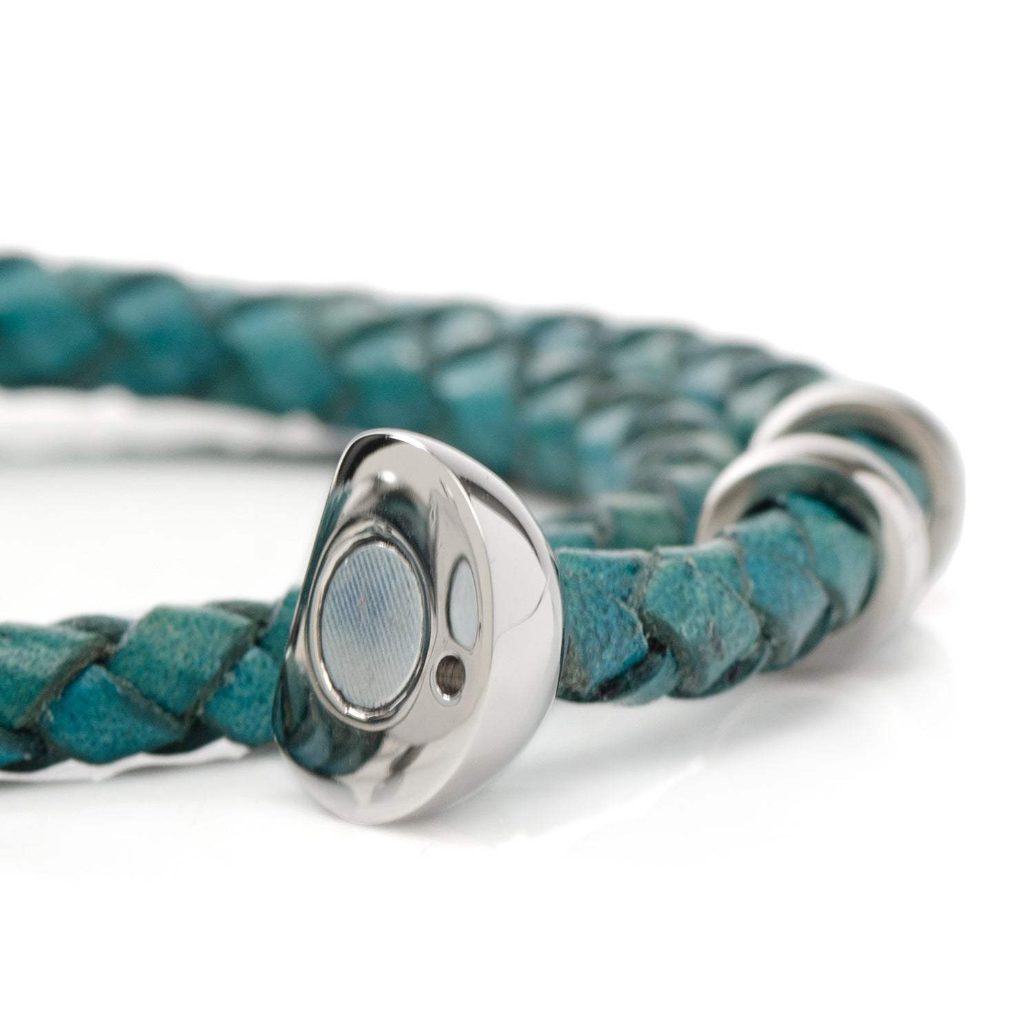 Disney Mickey Mouse Silhouette Teal Leather Wrap Bracelet - Cufflinks.com - Flyclothing LLC