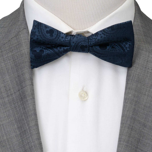 Disney Mickey Mouse Navy Paisley Bow Tie - Cufflinks.com - Flyclothing LLC