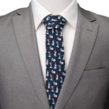 Disney Frozen Olaf Navy Pattern Men's Tie - Cufflinks.com - Flyclothing LLC