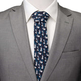 Disney Frozen Olaf Navy Pattern Men's Tie