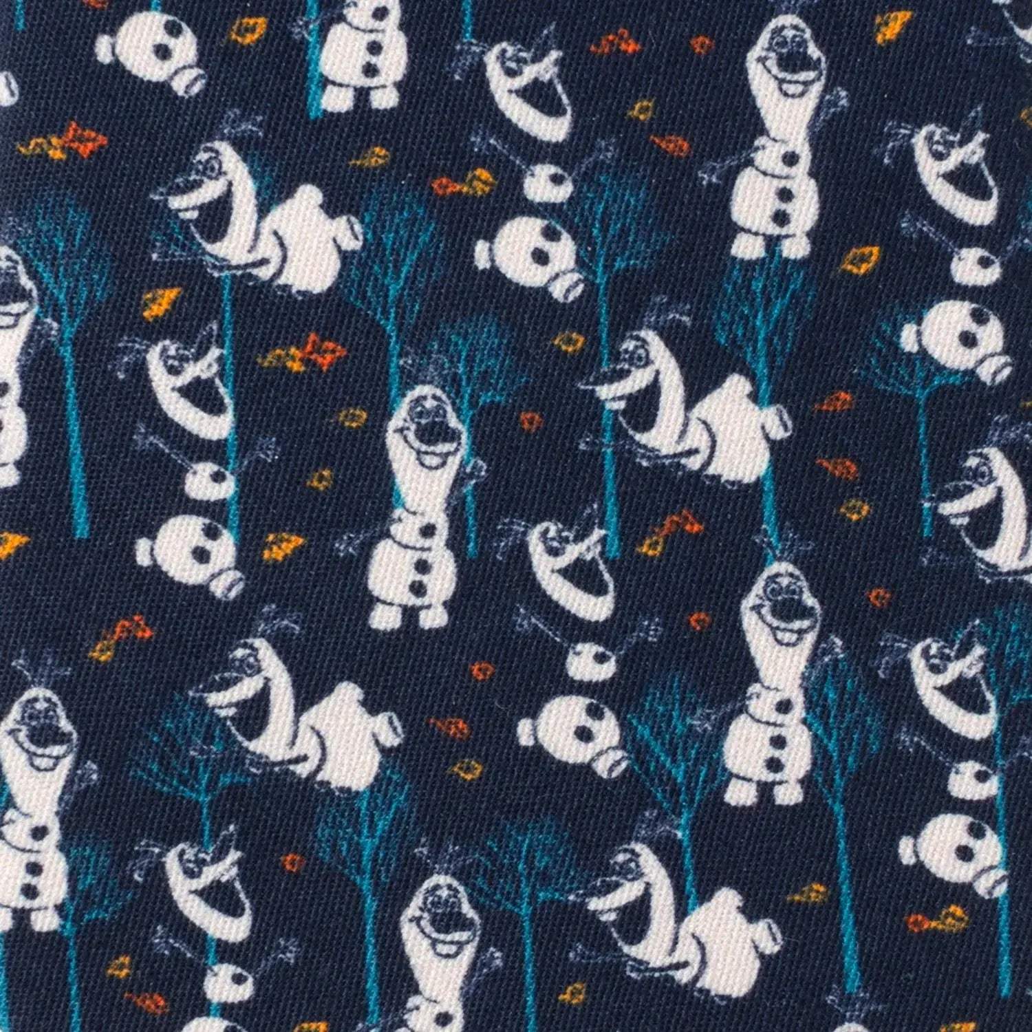 Disney Frozen Olaf Navy Pattern Men's Tie - Cufflinks.com - Flyclothing LLC