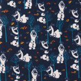 Disney Frozen Olaf Navy Pattern Men's Tie