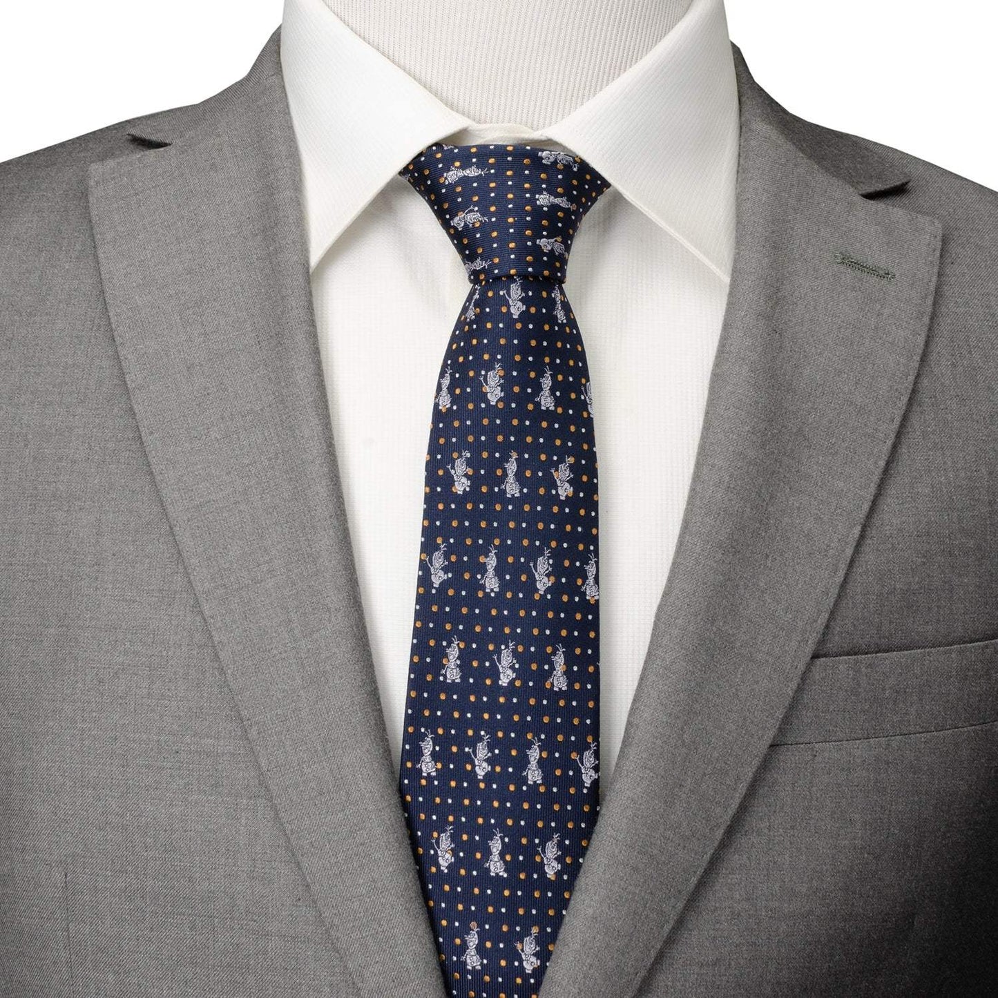 Disney Frozen Olaf Dot Motif Men's Tie - Cufflinks.com - Flyclothing LLC