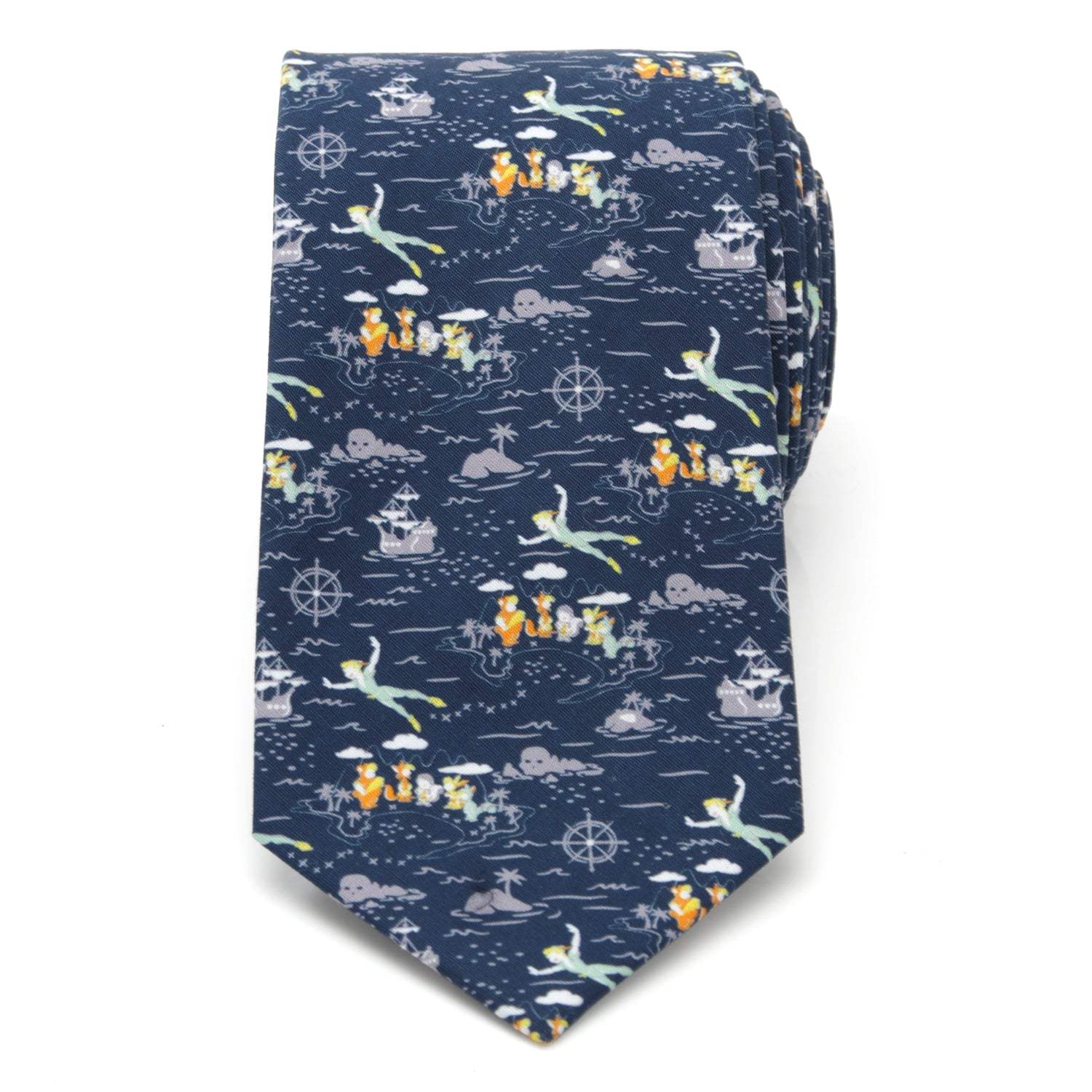 Disney Peter Pan Flying Blue Men's Tie - Cufflinks.com - Flyclothing LLC