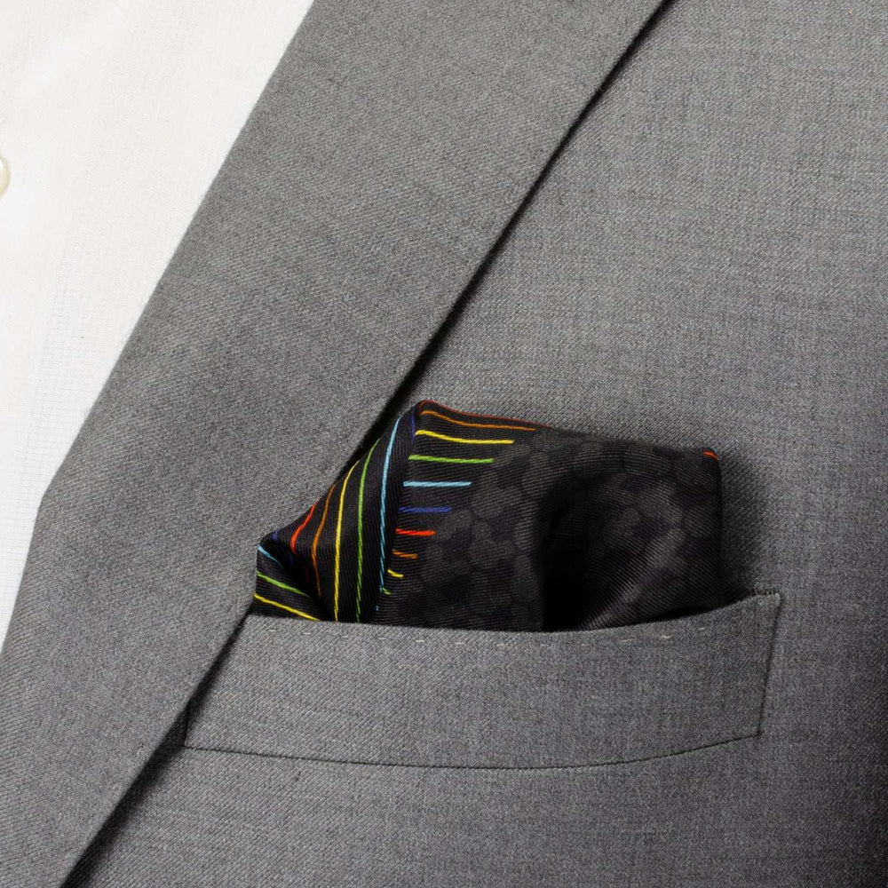 Disney Mickey Mouse Silhouette Rainbow Pocket Square - Cufflinks.com - Flyclothing LLC