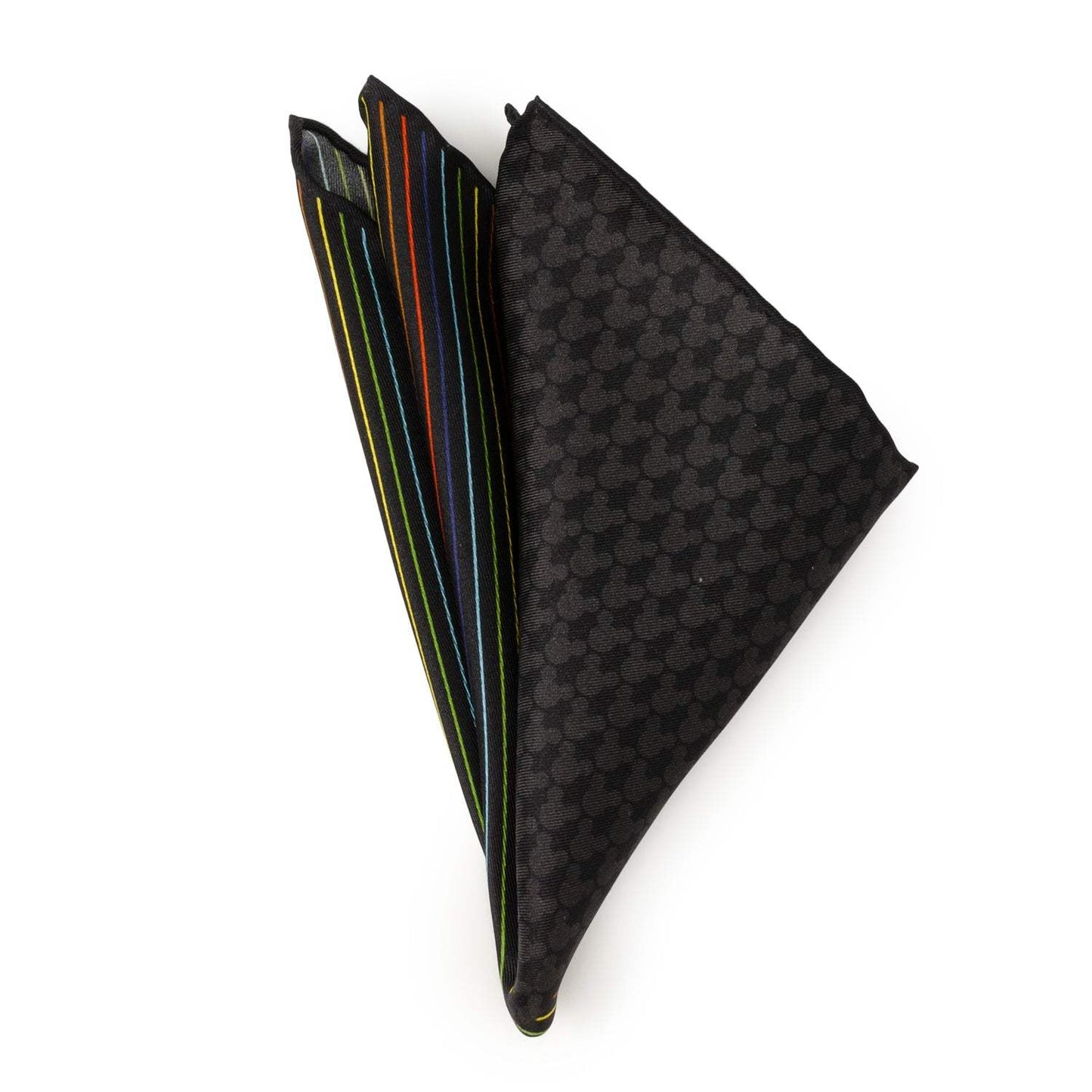 Disney Mickey Mouse Silhouette Rainbow Pocket Square - Cufflinks.com - Flyclothing LLC