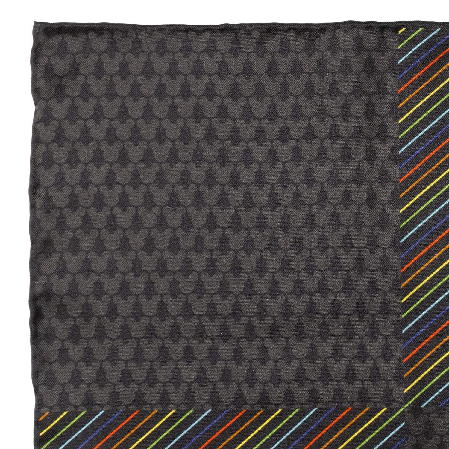 Disney Mickey Mouse Silhouette Rainbow Pocket Square - Cufflinks.com - Flyclothing LLC