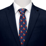Disney The Little Mermaid Sebastian Hidden Message Blue Men's Tie - Cufflinks.com - Flyclothing LLC