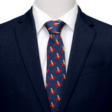 Disney The Little Mermaid Sebastian Hidden Message Blue Men's Tie