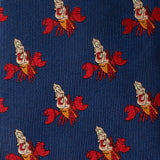 Disney The Little Mermaid Sebastian Hidden Message Blue Men's Tie