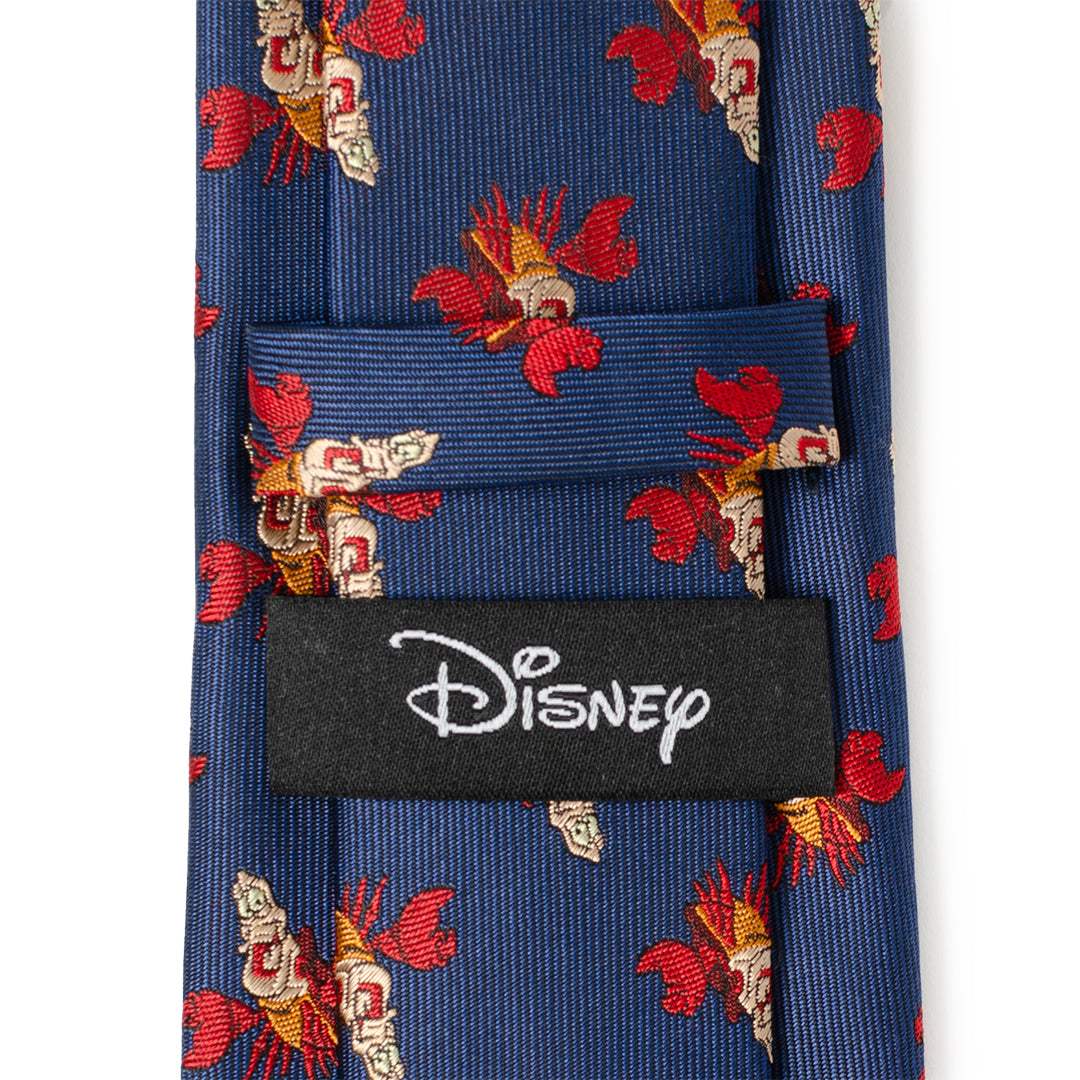 Disney The Little Mermaid Sebastian Hidden Message Blue Men's Tie - Cufflinks.com - Flyclothing LLC