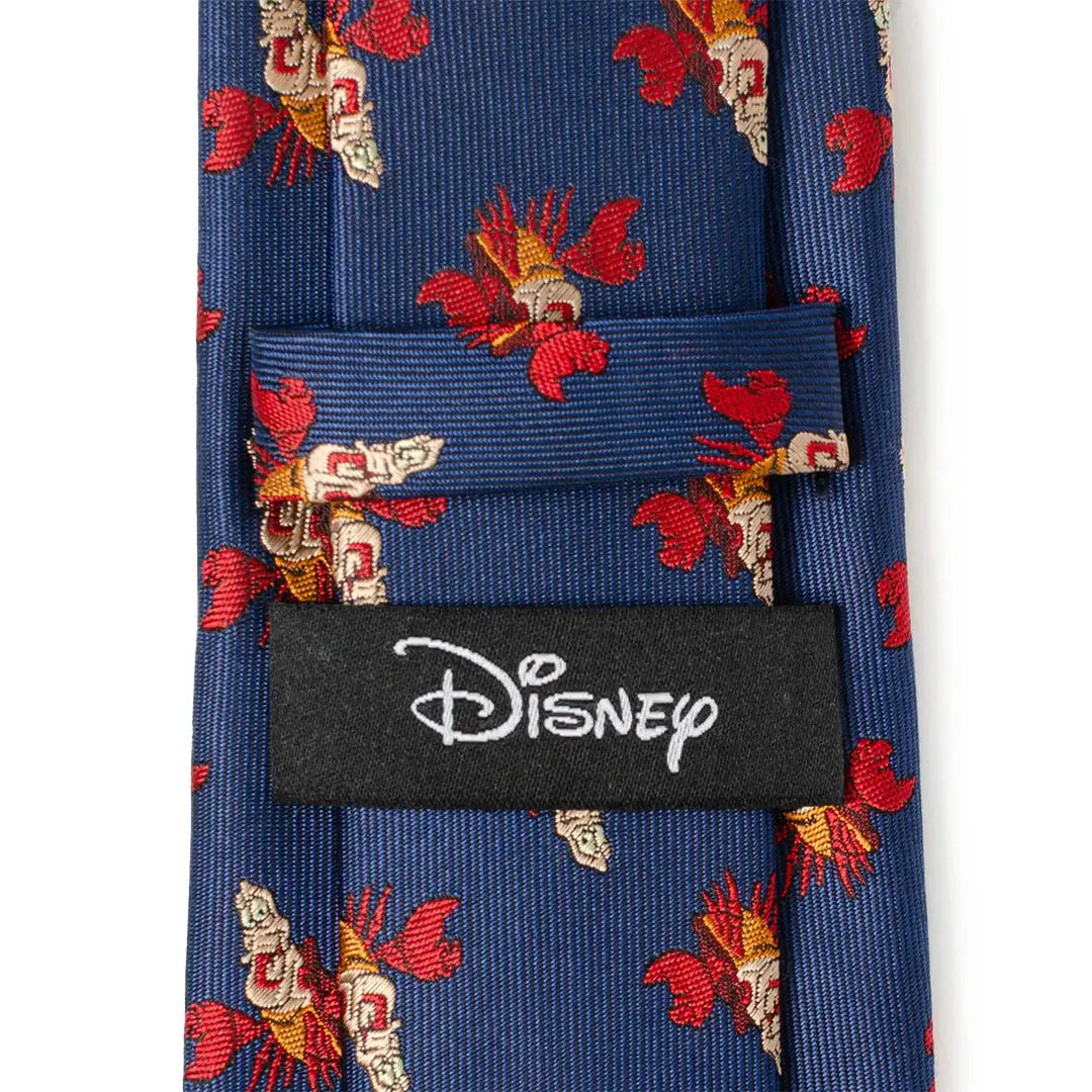 Disney The Little Mermaid Sebastian Hidden Message Blue Men's Tie - Cufflinks.com - Flyclothing LLC