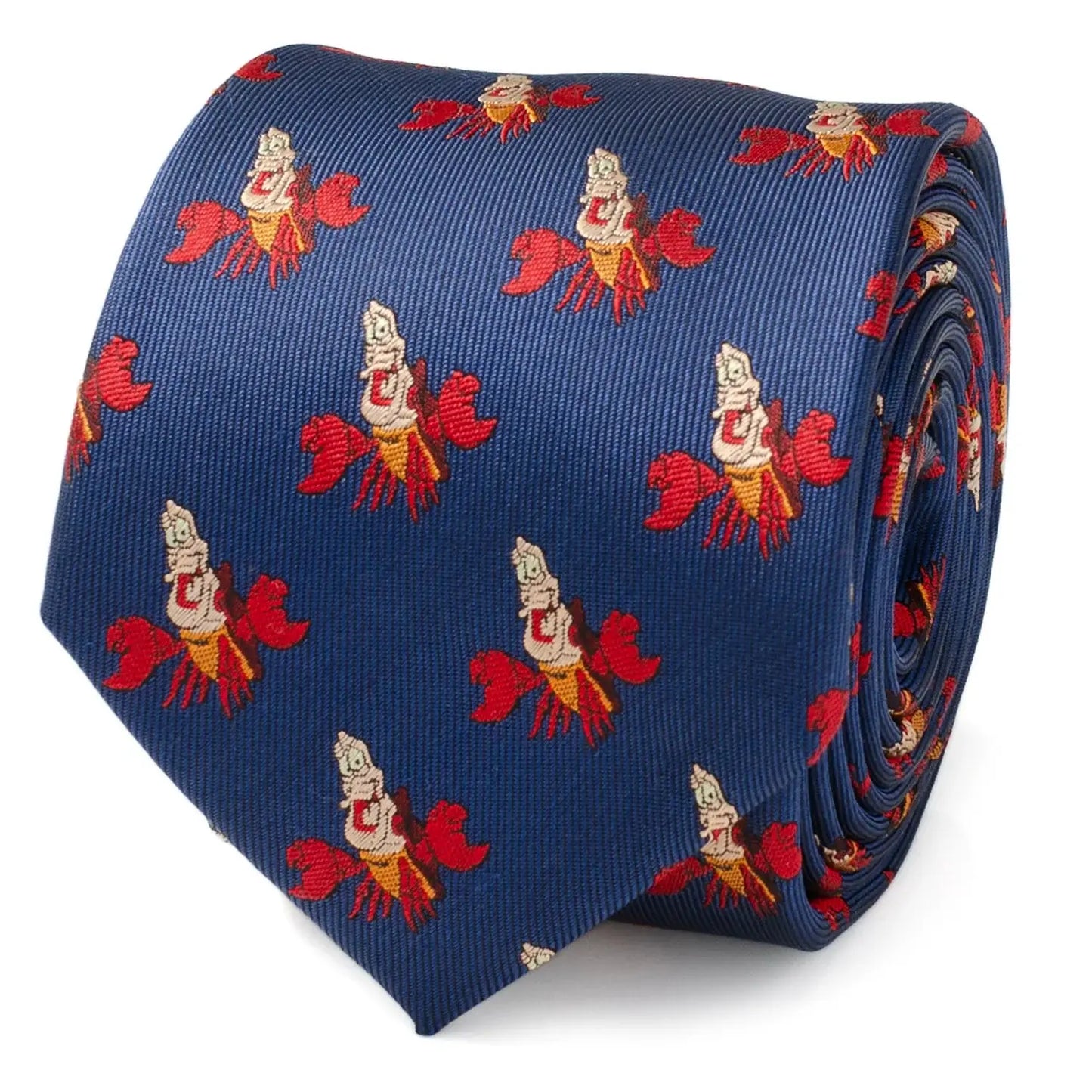 Disney The Little Mermaid Sebastian Hidden Message Blue Men's Tie - Cufflinks.com - Flyclothing LLC