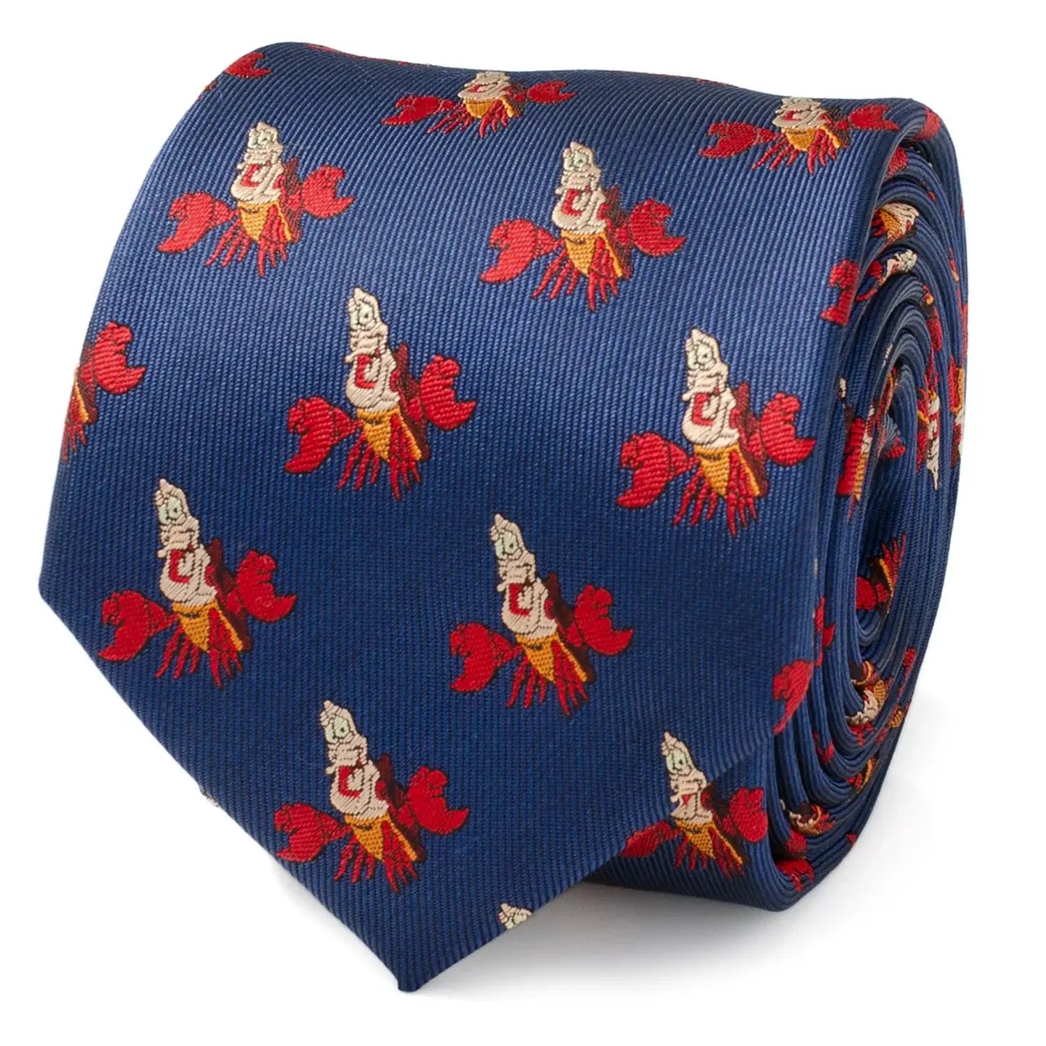 Disney The Little Mermaid Sebastian Hidden Message Blue Men's Tie - Cufflinks.com - Flyclothing LLC