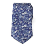 Disney Lilo & Stitch Blue Tropical Men's Tie