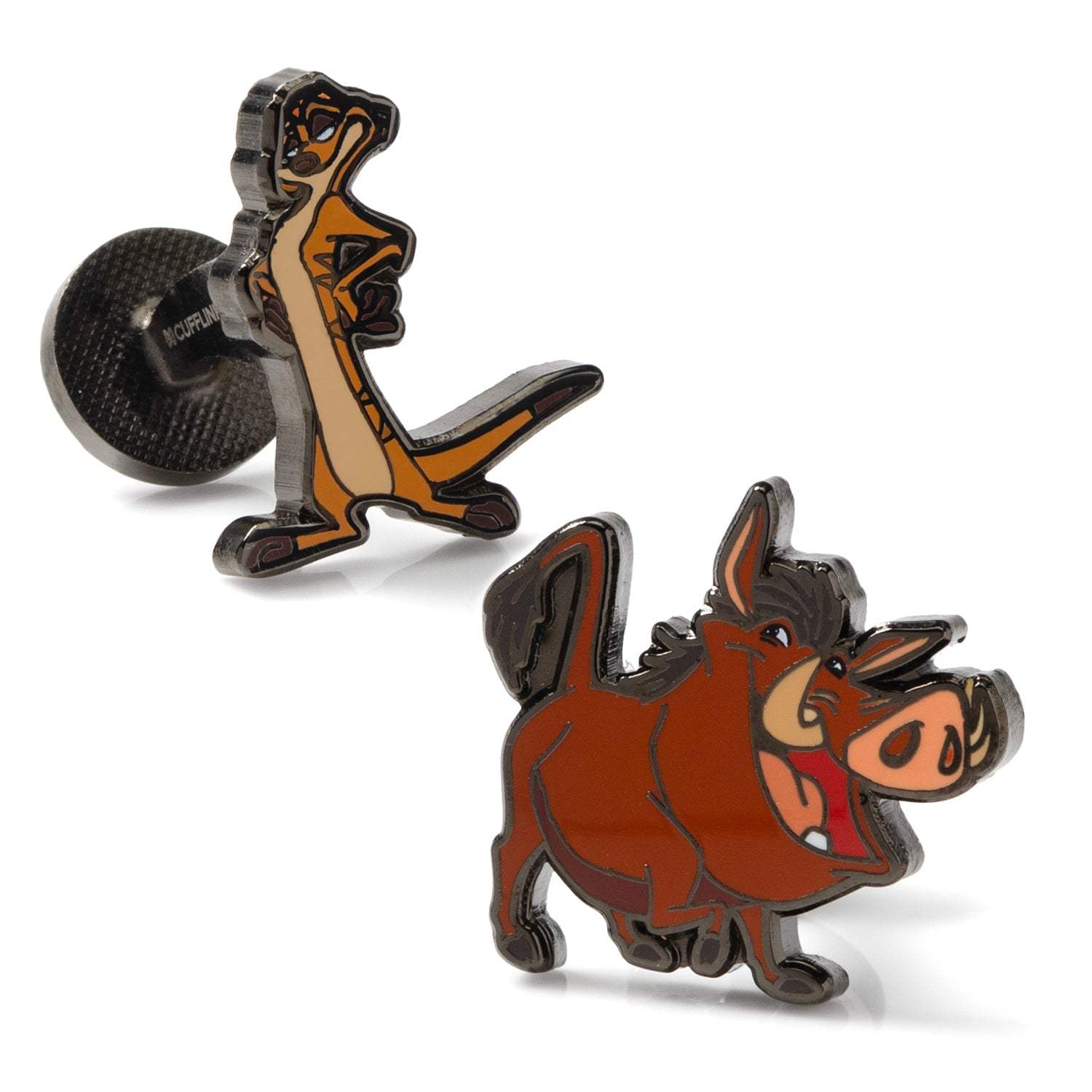Disney The Lion King Timon & Pumbaa Cufflinks - Cufflinks.com - Flyclothing LLC