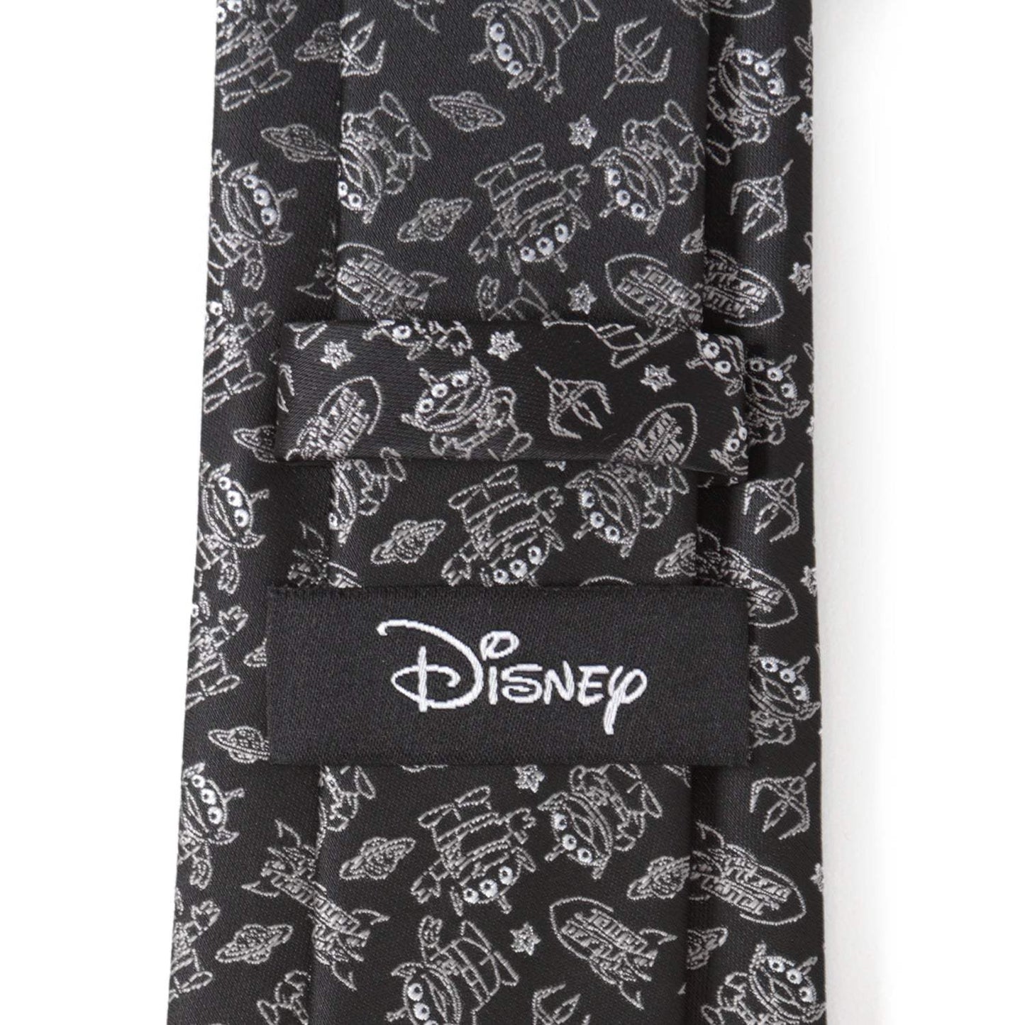 Disney Pixar Toy Story Alien Print Black Men's Tie - Cufflinks.com - Flyclothing LLC