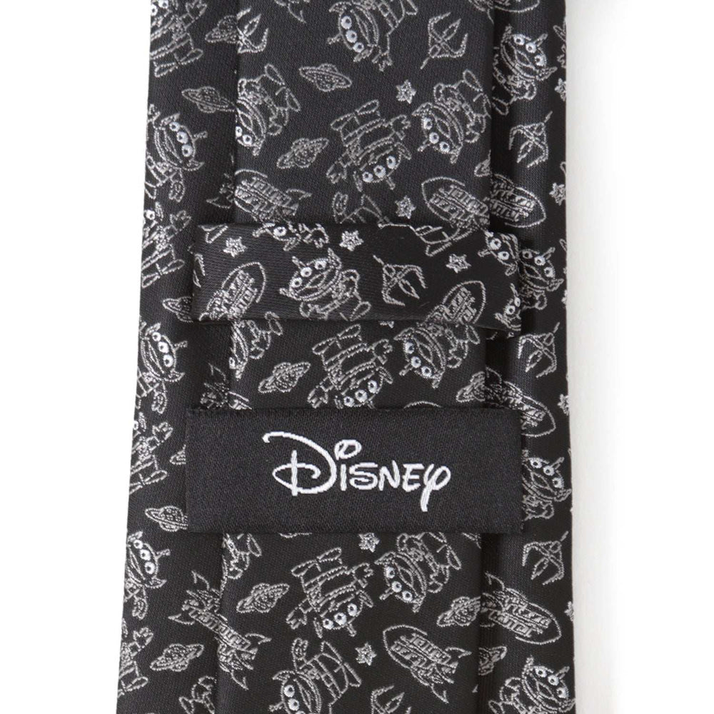 Disney Pixar Toy Story Alien Print Black Men's Tie - Cufflinks.com - Flyclothing LLC