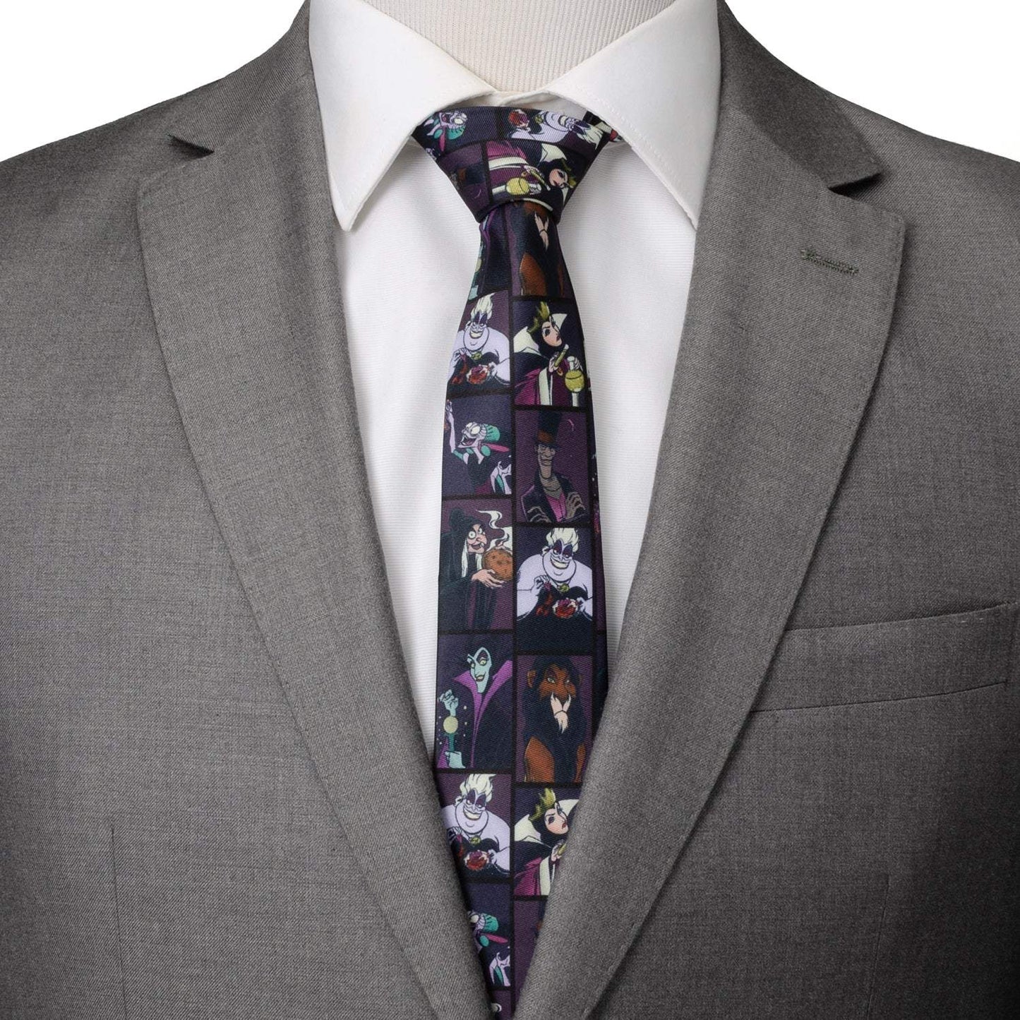 Disney Villains Dark Pattern Men's Tie - Cufflinks.com - Flyclothing LLC