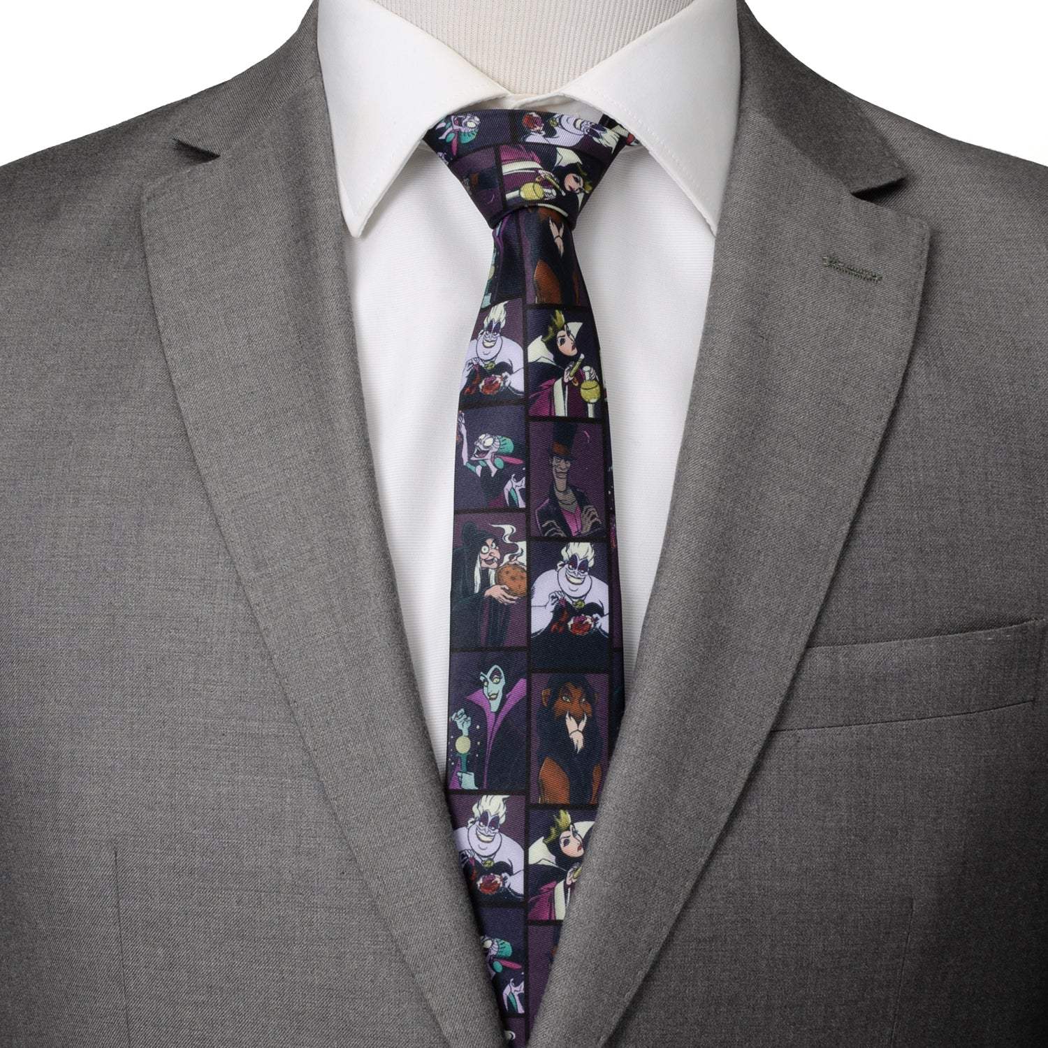 Disney Villains Dark Pattern Men's Tie - Cufflinks.com - Flyclothing LLC