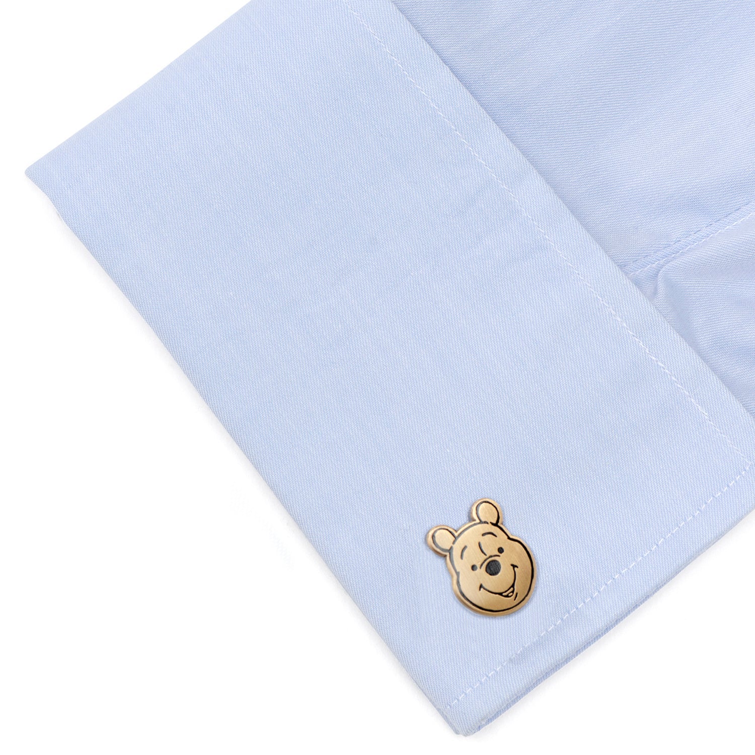 Disney Winnie the Pooh Face Gold Cufflinks - Cufflinks.com - Flyclothing LLC