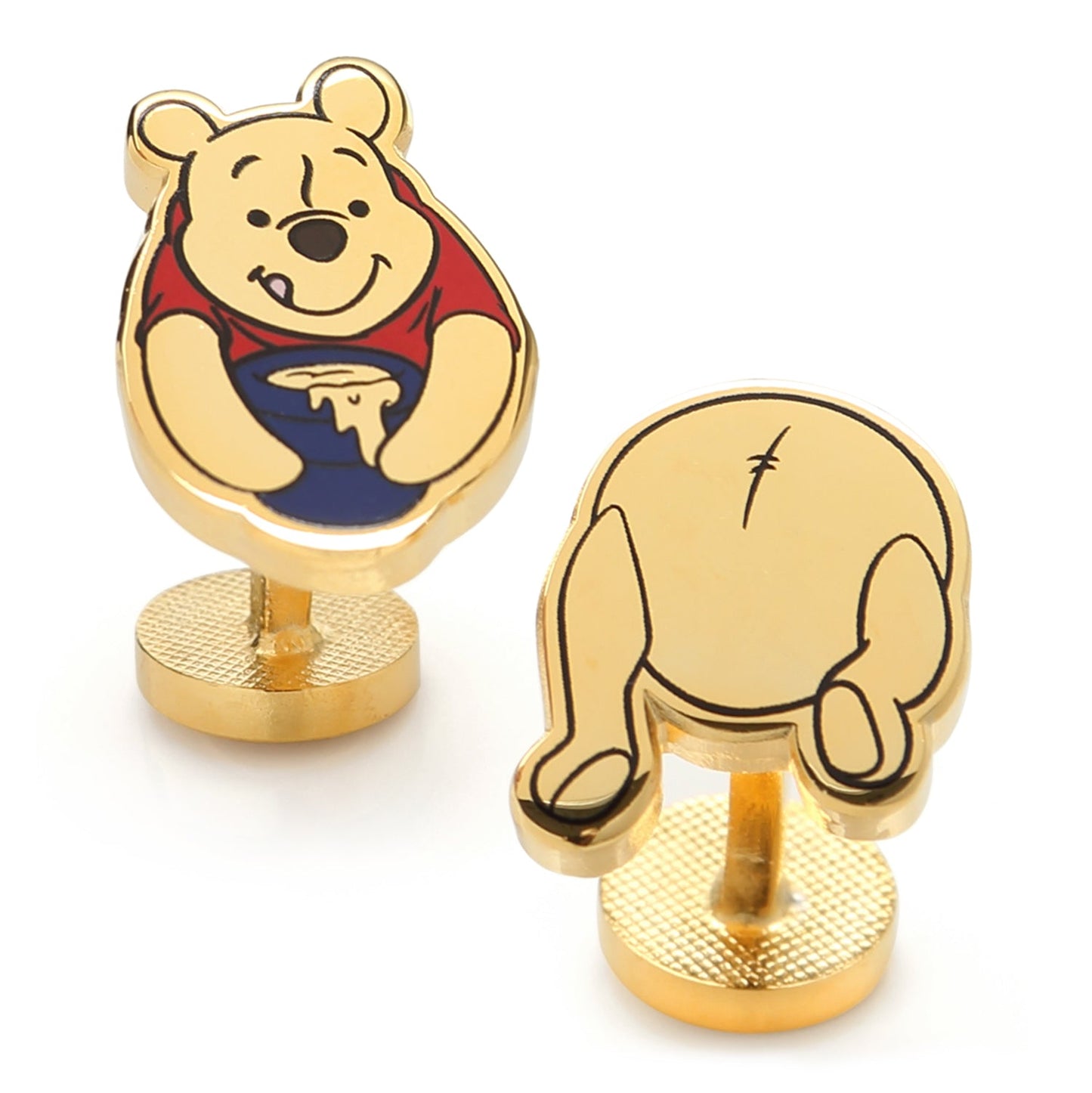 Disney Winnie the Pooh Front and Back Cufflinks - Cufflinks.com - Flyclothing LLC