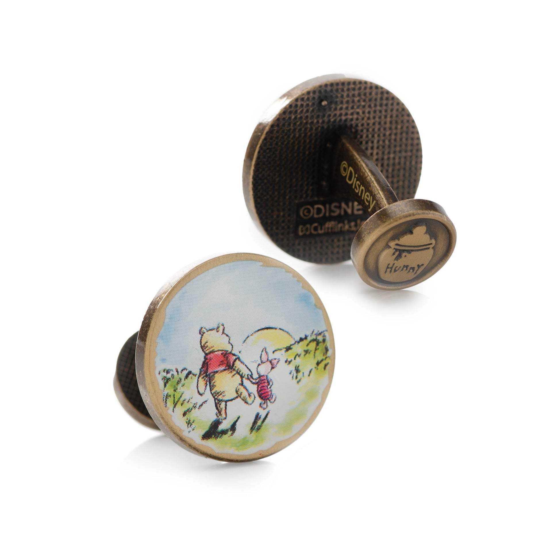 Disney Winnie the Pooh and Piglet Cufflinks - Cufflinks.com - Flyclothing LLC