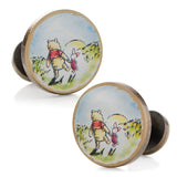 Disney Winnie the Pooh and Piglet Cufflinks - Cufflinks.com - Flyclothing LLC