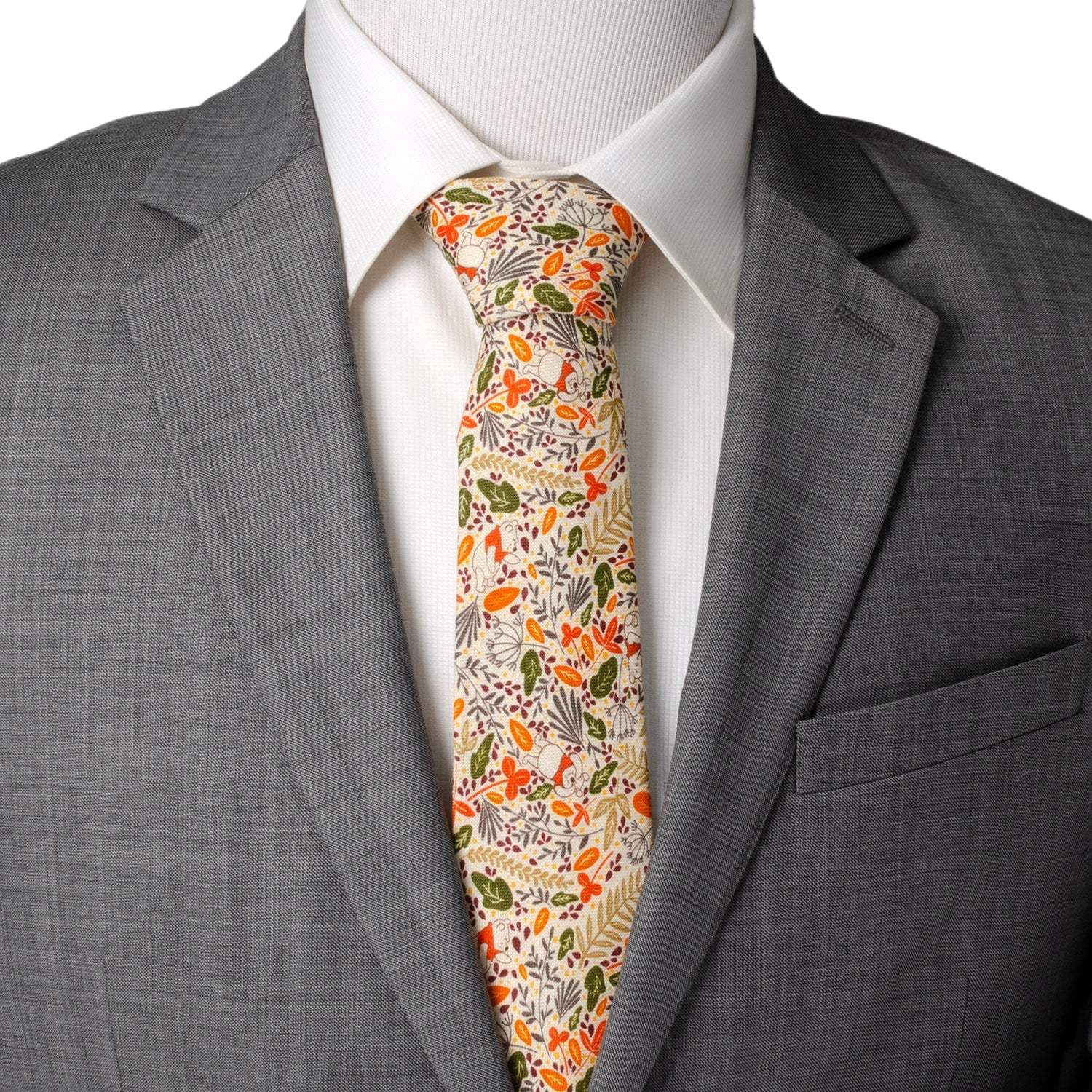 Disney Winnie the Pooh Tan Patterned Men's Tie - Cufflinks.com - Flyclothing LLC