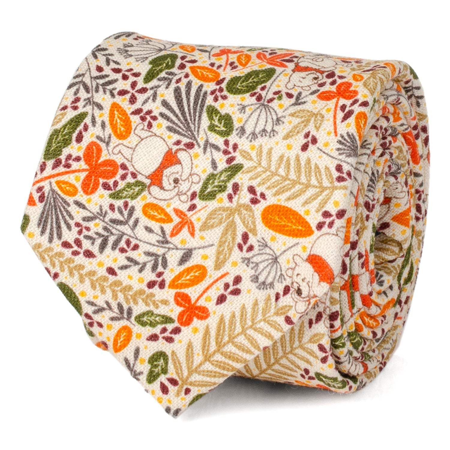 Disney Winnie the Pooh Tan Patterned Men's Tie - Cufflinks.com - Flyclothing LLC