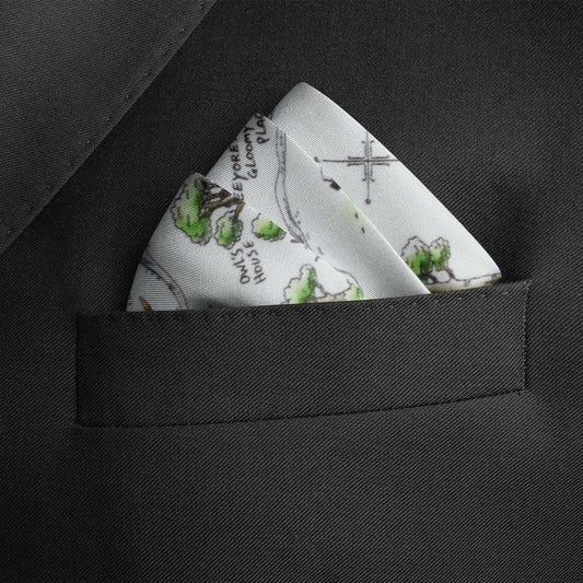 Disney Winnie the Pooh Map Pocket Square - Cufflinks.com - Flyclothing LLC