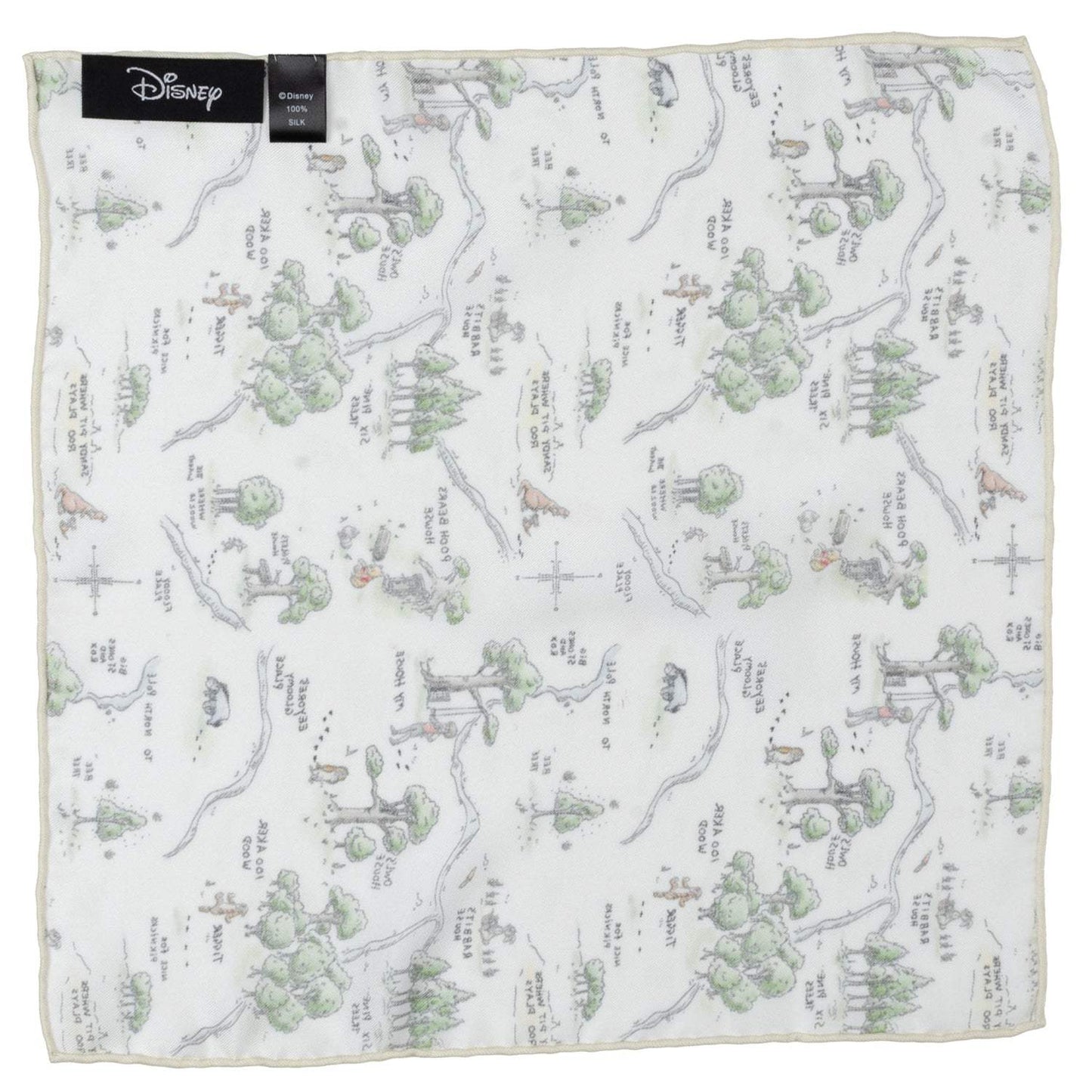 Disney Winnie the Pooh Map Pocket Square - Cufflinks.com - Flyclothing LLC