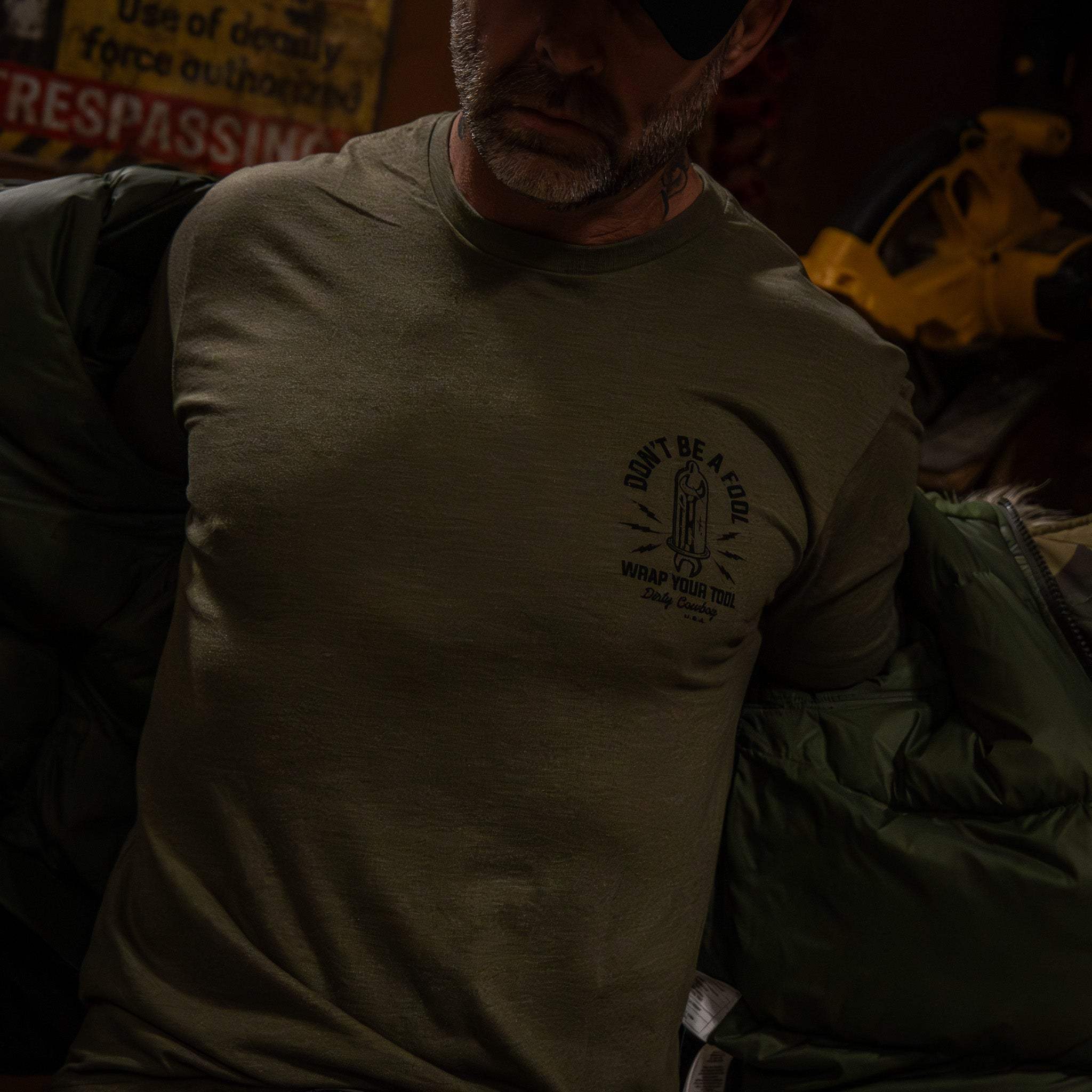Don't Be a Fool. Wrap Your Tool Men's T-Shirt - DIRTY COWBOY USA - Flyclothing LLC