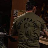 Don't Be a Fool. Wrap Your Tool Men's T-Shirt - DIRTY COWBOY USA - Flyclothing LLC