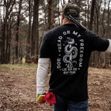Don't Tread On My Freedom Men's T-Shirt - DIRTY COWBOY USA - Flyclothing LLC