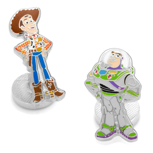 Disney Pixar Toy Story Woody and Buzz Lightyear Cufflinks - Cufflinks.com - Flyclothing LLC