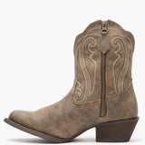 Crush by Durango® Women's Distressed Shortie Western Boot - Durango - Flyclothing LLC