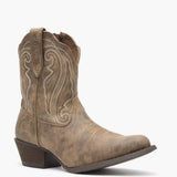Crush by Durango® Women's Distressed Shortie Western Boot - Durango - Flyclothing LLC