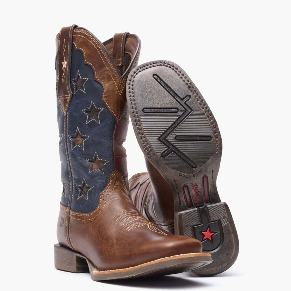 Durango® Lady Rebel Pro Women's Vintage Flag Western Boot - Durango - Flyclothing LLC