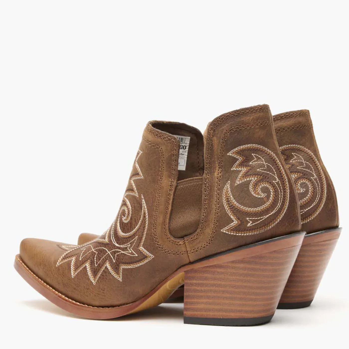 Crush by Durango® Women's Coffee Brown Western Fashion Bootie - Durango - Flyclothing LLC