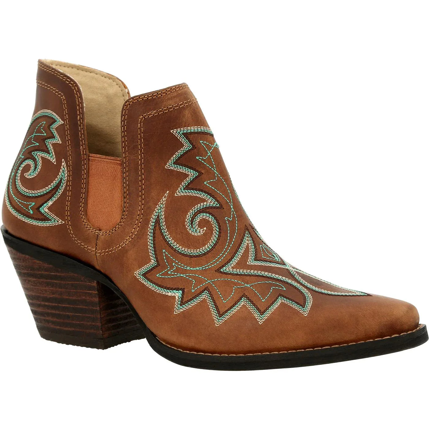 Crush by Durango® Women's Golden Brown Western Fashion Bootie - Durango - Flyclothing LLC