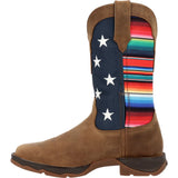 Lady Rebel by Durango® Women's Dusty Brown Serape Flag Western Boot - Durango - Flyclothing LLC