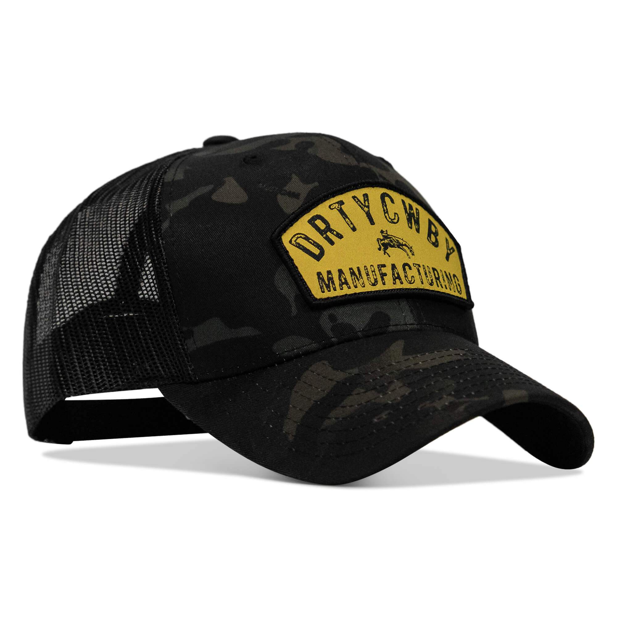 Original DRTYCWBY Branded Patch Snapback Hat - DIRTY COWBOY USA - Flyclothing LLC