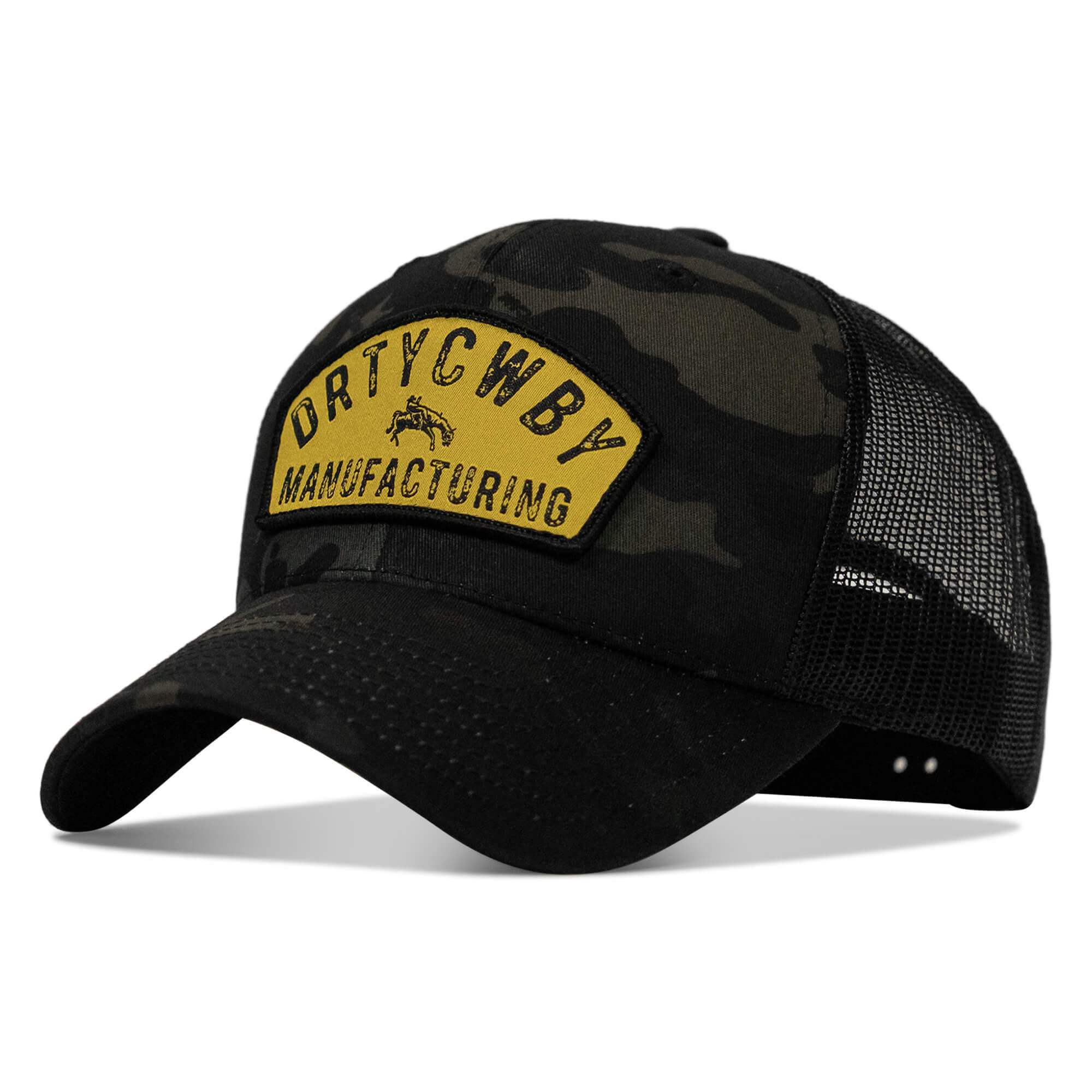 Original DRTYCWBY Branded Patch Snapback Hat - DIRTY COWBOY USA - Flyclothing LLC