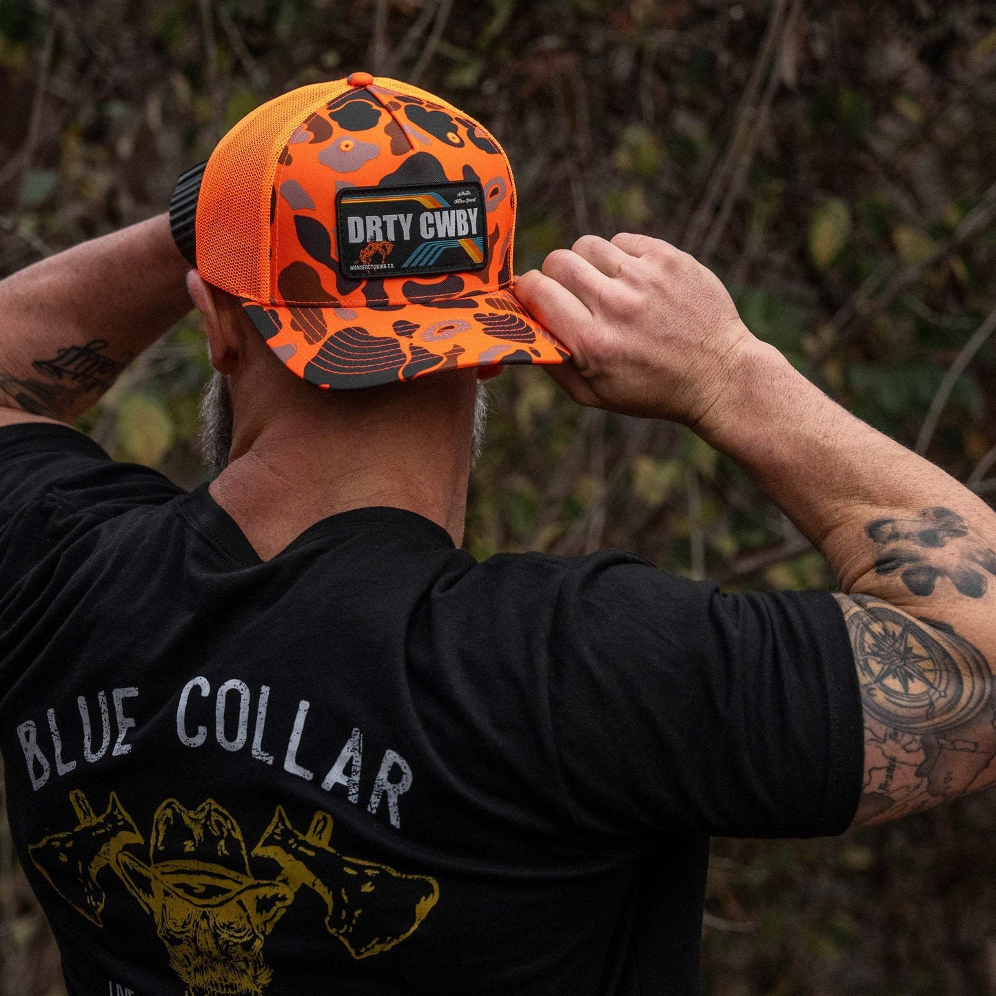 DRTYCWBY Vintage Bronco Patch Snapback Hat - DIRTY COWBOY USA - Flyclothing LLC
