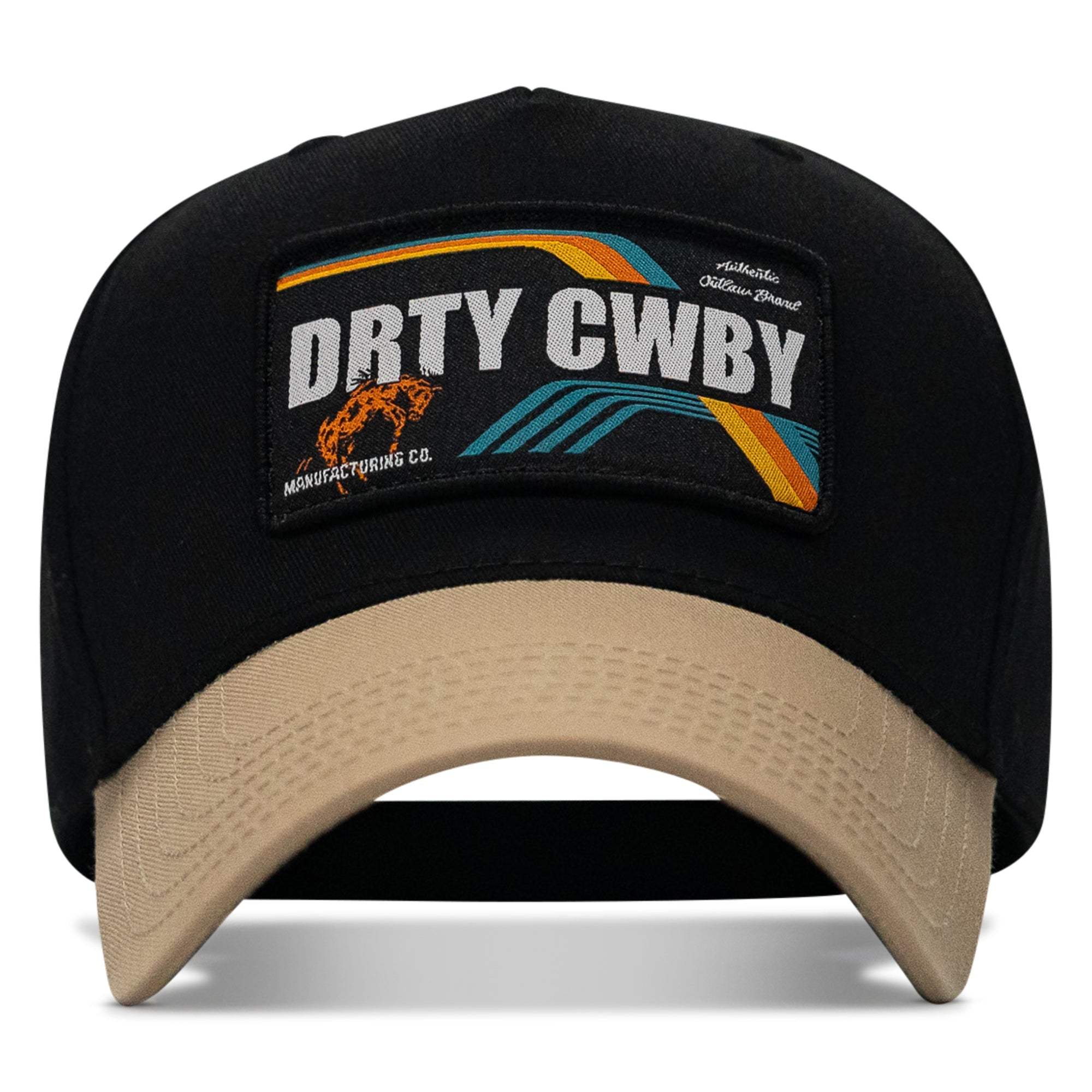 Drty Cwby Bronco Patch 5 Panel Workhorse Snapback - DIRTY COWBOY USA - Flyclothing LLC